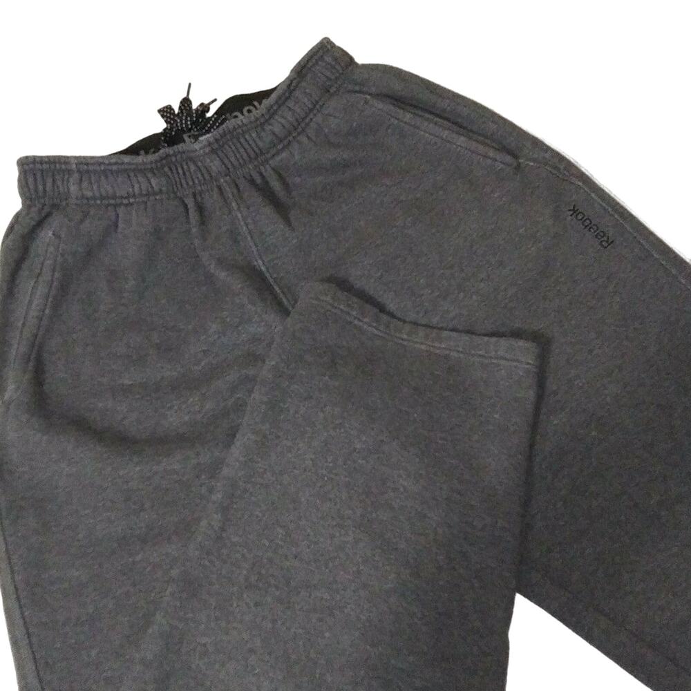 Reebok Baggy Drawstring Sweatpants Gym Pants Pockets Sportswear Athleisure Small